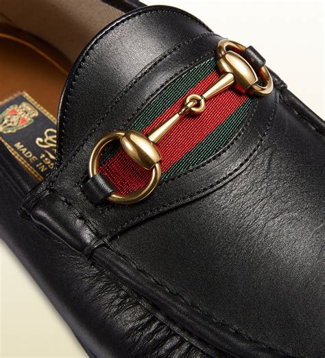 gucci loafers black mens|men gucci loafers brown style.